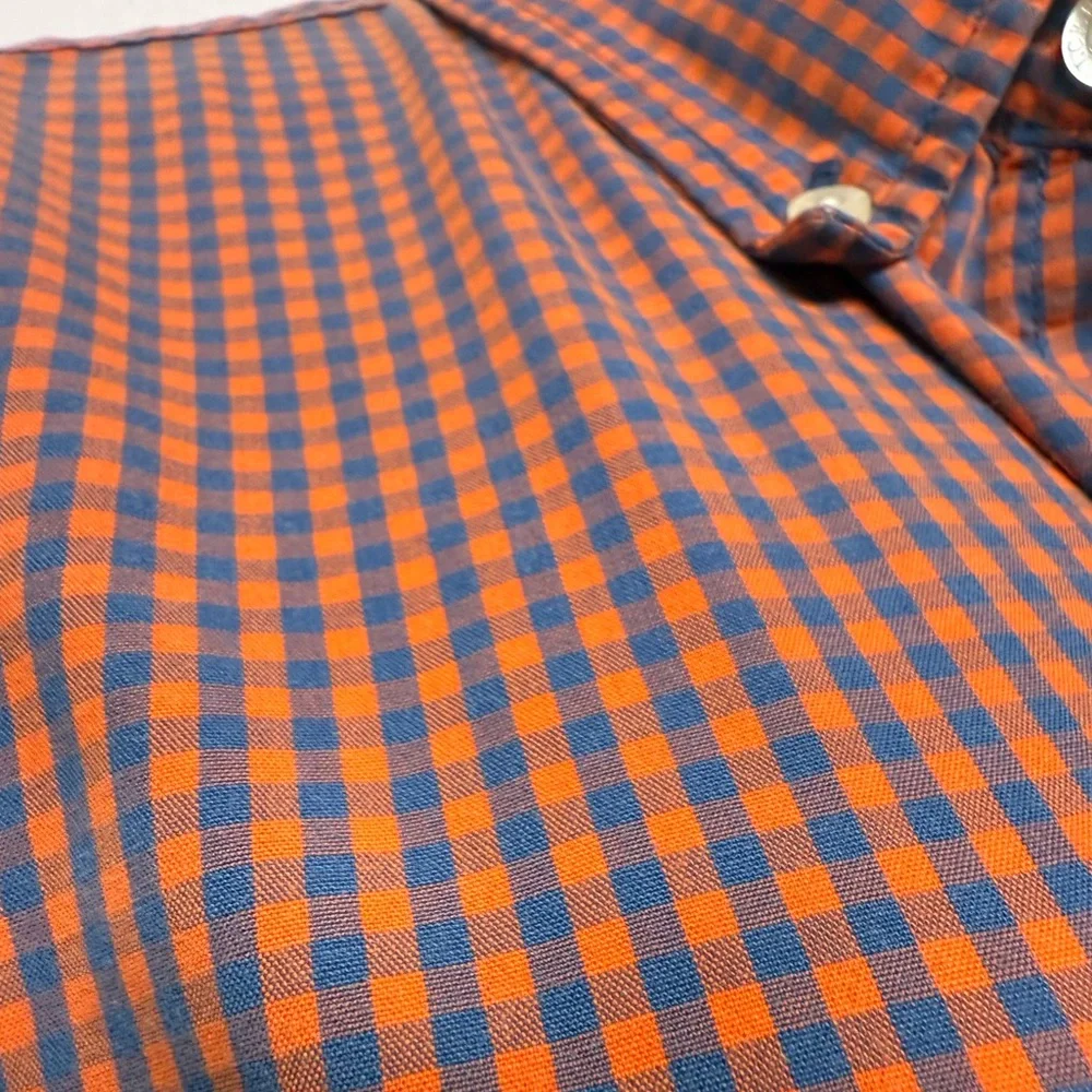 J. Crew Red and Blue Plaid Button-Down Shirt